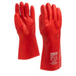 Guante PVC 14-35 cm Rojo