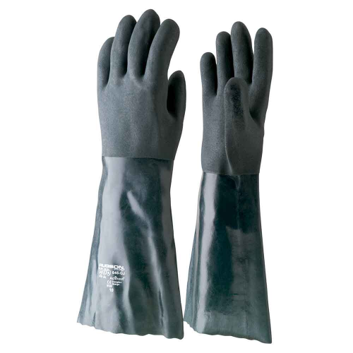 Guante PVC Verde Rugson 18